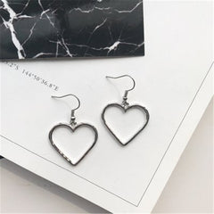 love  Heart Dangle Earrings  Gifts Jewelry for Girl Drop Earrings